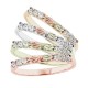 6 CZ Accent Stones on Stackable Ring - by Landstrom's